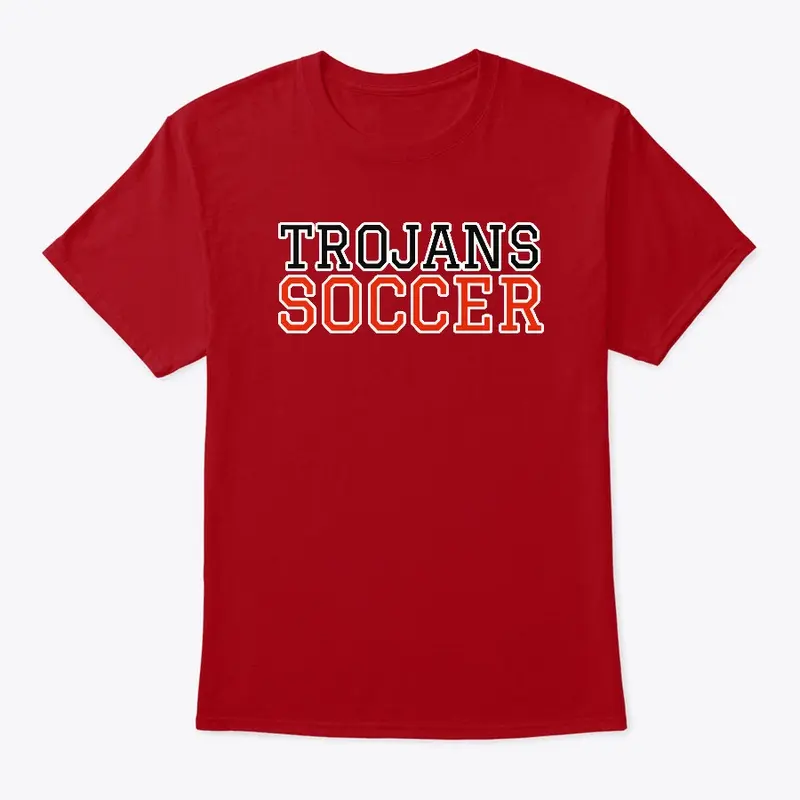 [New] TROJANS SOCCER TEE (Black or Red)